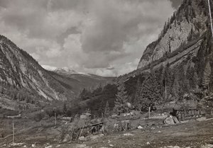Album "Min verdenskrig - minner fra den sørvestlige fronten i Kärnten, Italia, Trentino-Alto Adige) 31/03/1915-12/11/ 1918 - Josef Zohles Vienna ": soldater i L-dalen av Josef Zohles