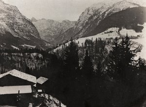 Album "Min verdenskrig - minner fra den sørvestlige fronten i Kärnten, Italia, Trentino-Alto Adige) 31/03/1915-12/11/ 1918 - Josef Zohles Wien ": observasjonspunktartilleri av Josef Zohles