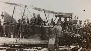 Album "Min verdenskrig - minner fra den sørvestlige fronten i Kärnten, Italia, Trentino-Alto Adige) 31/03/1915-12/11/ 1918 - Josef Zohles Vienna ": Østerrikske soldater med en mi av Josef Zohles