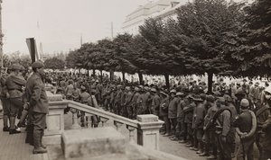 Album "Meine weltkriegs - Erinnerungen South-West Front (Carinthia, Italien, South Tyrol) (My world war - memories of the South-Western Front in Carinthia, Italy, Trentino-Alto Adige) 31/03/1915-12/11/1918 - Josef Zohles Wien ": soldiers with many prisoner