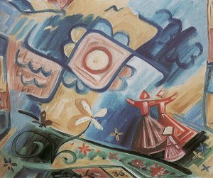 Singing Girls Folklore Ornament, 1936