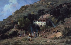 Katalansk folkefestival "aplec" av Josep Berga Boix