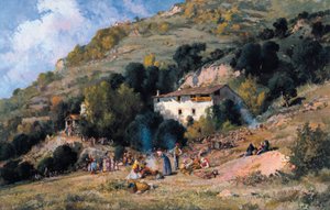 Katalansk folkefest "aplec" av Josep Berga Boix