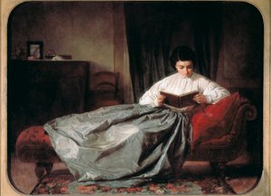 "" Reprisen av albumet (?) "" Maleri av Josep Duran i Riera (1849-1928). 1872. Barcelona, Catalonias nasjonalmuseum for kunst. av Josep Duran Riera