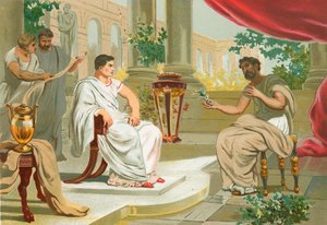 Samtale mellom Plinius den eldste og keiser Vespasian