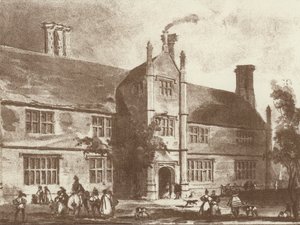 Thorpland Hall, Norfolk (litho) av Joseph (after) Nash