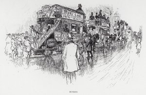 Busser (litho) av Joseph (after) Pennell