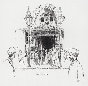 The Gaiety (litho) av Joseph (after) Pennell
