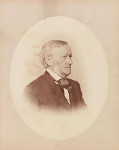 Portrett av komponisten Richard Wagner 1813-1883, ca. 1870.