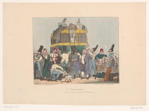 Tollerne inspiserer passasjerenes eiendeler Les amusements des gentils douaniers (tittel på objekt) Ubehag (serietittel) Upraktisk (serietittel på objekt)