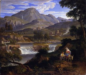 Fosser ved Subiaco av Joseph Anton Koch