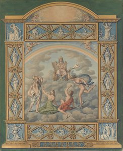 Ukekalender, 1822. av Joseph Anton Koch