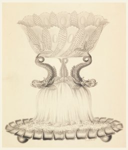 Design for en sølv- og krystallkompott