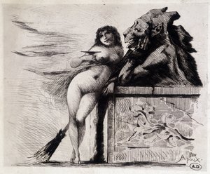 Sorcerer av Apoux, n.d. 19. av Joseph Apoux