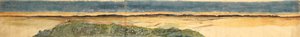 Skisse av effekter av total solformørkelse sett i Nord-Spania, 1860 av Joseph Bonomi