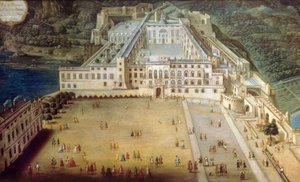 Palasset i Monaco i 1732 av Joseph Bressan