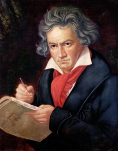 Ludwig van Beethoven (1770-1827) komponerer sin 