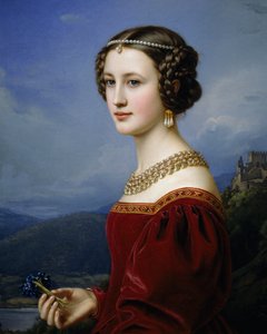 Portrett av Cornelia Vetterlein av Joseph Carl Stieler