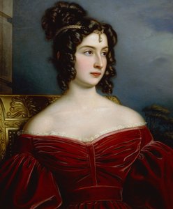 Portrett av Marchesa Marianna Florenzi av Joseph Carl Stieler