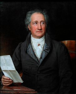 Portrett av forfatteren Johann Wolfgang von Goethe 1749-1832, 1828