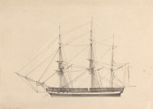 Sidevisning av Single Barque av Joseph Cartwright