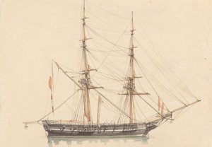 Single Brigantine, seil rullet