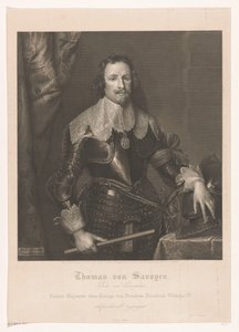 Portrett av Francesco Tommaso van Savoye, prins van Carignano av Joseph Caspar