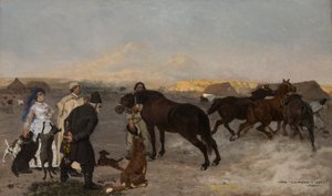 På gården