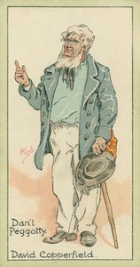 Dan#39;l Peggotty, David Copperfield (fargelitografi) av Joseph Clayton (1856-1937) (after) Clarke
