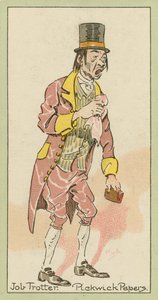 Job Trotter, Pickwick-papir (fargelitografi) av Joseph Clayton (1856-1937) (after) Clarke