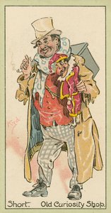 Kort, gammel kuriositetsbutikk (fargelitografi) av Joseph Clayton (1856-1937) (after) Clarke