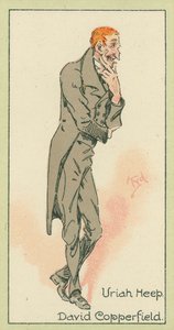 Uriah Heep, David Copperfield (fargelitografi) av Joseph Clayton (1856-1937) (after) Clarke