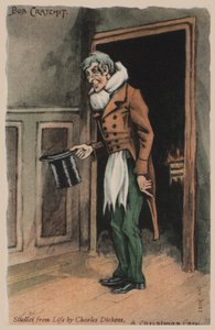Bob Cratchit, A Christmas Carol (farge litho)