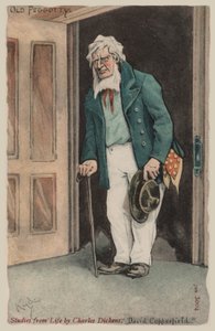 Old Peggotty, David Copperfield (litho-farge)