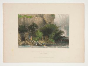 The Landing, on the American Side (Falls of Niagara), illustrasjon for Nathaniel Parker Willis