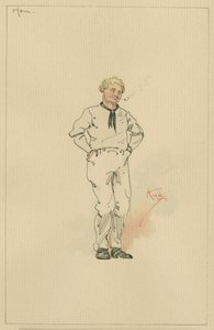 Skinke Peggotty, ca. 1920-tallet (penn og blekk med wc på papir) av Joseph Clayton Clarke
