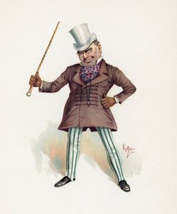 Major Bagstock, illustrasjon fra 
