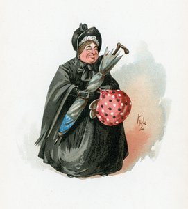 Mrs Gamp, illustrasjon fra 