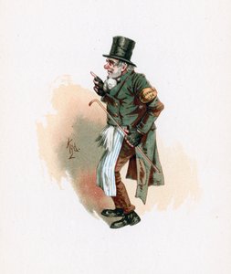 Trotty Veck, illustrasjon fra 