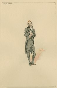 Uriah Heep, ca. 1920-tallet (penn og blekk med wc på papir) av Joseph Clayton Clarke