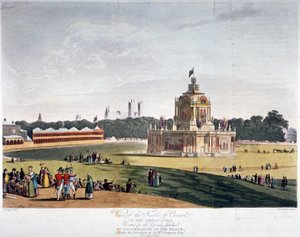 Green Park, Westminster, London, 1814 av Joseph Constantine Stadler