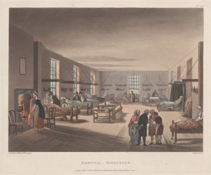 Hospital, Middlesex, 1. april 1809., 1. april 1809. av Joseph Constantine Stadler