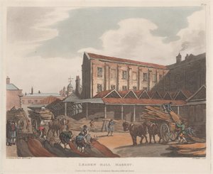Leadenhall Market, 1. januar 1809., 1. januar 1809. av Joseph Constantine Stadler
