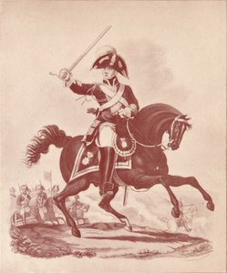 Offiser, 2. regiment Life Guards Waterloo-periode, 1812-1815 1909 av Joseph Constantine Stadler