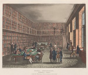 Royal Institution, Albemarle Street, 1. mai 1809., 1. mai 1809. av Joseph Constantine Stadler