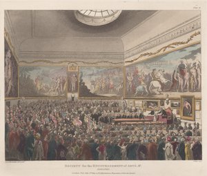 Society for the Encouragement of Arts etc., Adelphi, 1. juli 1809., 1. juli 1809. av Joseph Constantine Stadler