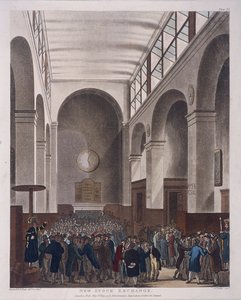 Børs, Bartholomew Lane, London, 1809