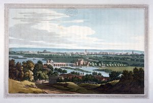 Utsikt over Reading fra Caversham, Berkshire, 1793 av Joseph Constantine Stadler