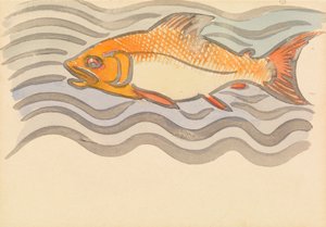 Fisk (akvarell på papir)