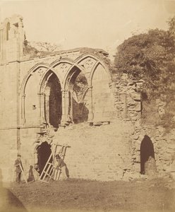 Easy Abbey. Refektoret, 1850-tallet. av Joseph Cundall